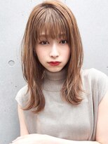 リヤン 表参道(lyann)&nbsp;アンブレラカラーこなれヘアモテ髪美髪前髪クールショート