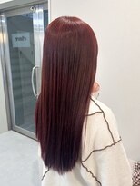 エトレ(etore)&nbsp;ブリーチなしダブルカラー/レッドブラウン/ストレートヘア