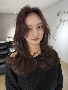エトワ 中央店(etoi) 大分ハッシュカット胸上鎖骨下ミディアムレイヤースタイルかるめ