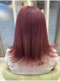ブリーチハイトーンピンクカラー×20代30代可愛い