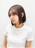 レイヤーボブ/ミルクティーベージュ/髪質改善/顔周り/立川
