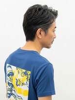 エムエイチバーバー 肥後橋(MH THE BARBER) かき上げアップバングショート【肥後橋駅・西梅田・本町】