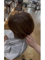 カラーサロンビスカリア 相模原エリア 淵野辺駅店(Color salon Biscaria)&nbsp;白髪ぼかしで自然な立体感カラー