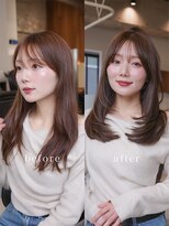 ヴィヴィッド オモテサンドウ(ViViD omotesando)&nbsp;大人柔らかい◎レイヤー/明るめブラウンカラー