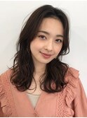 ショコラアッシュ/ヘルシースタイル/ふんわりカール/波巻き