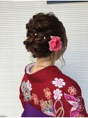 袴×シニヨン