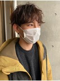 アンニュイマッシュ　ツーブロ刈り上げ