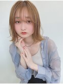 ストレートボブ × レイヤーカット