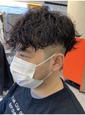 ツイストスパイラルパーマ/メンズマッシュ/ツイストパーマ[調布]