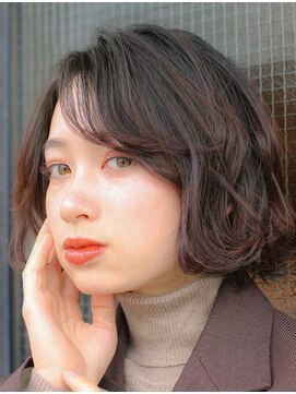 フラミューム 藤枝(flammeum) 大人ウェーブボブ
