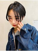 【kate 大宮】ブルーブラック×ハンサムショート
