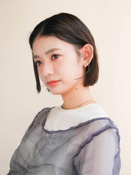 ジュール 大分(Joule) ミディアムヘア/斜めバング/グレージュカラー/大分駅