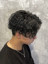 アビー(ABEY)&nbsp;センターパート波巻きパーマ/新潟/長岡