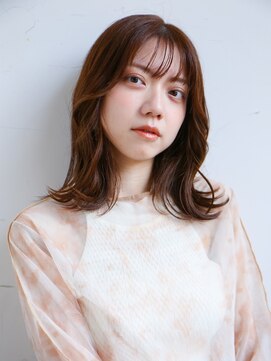 オッジ 西新店(Oggi) くびれミディ シースルーバング カーテンバング 似合わせカット