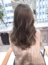 リノバイアクネ(lino by ACNE) モーブブラウン/透け感カラー