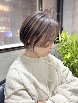 バーチョ(bacio)&nbsp;20代30代40代◎小顔骨格矯正ショート【麻生/札幌ショート/白髪】