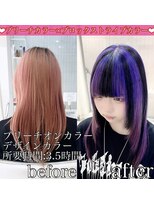 ヴォーグ(VOGUE)&nbsp;パープル×ブラック ストライプブロックデザイン♪