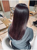 チェリーブラウン×髪質改善カラー