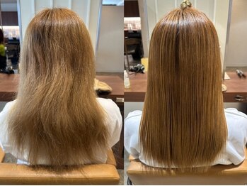 エイクス ヘア デザイン×美髪クリニック 千葉(AQs hair design)の写真/クセ毛で悩む方の救世主【縮毛矯正】にオーダー殺到!!潤いと艶に包まれた誰もが憧れる美髪に♪