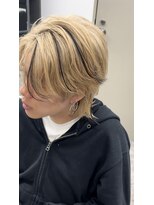 メンズサロンコンマ(men's salon ,)&nbsp;黒ラインで差をつける！ローライトデザインウルフ