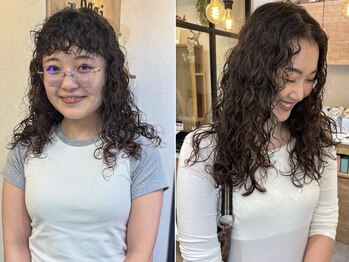 オッジバイケンジ(oggi by KENJE)の写真/くるくるパーマ/くせ毛風パーマが人気◎トレンド×似合わせを大切にしたスタイル提案でもっと素敵な自分に*