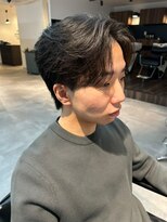 シエテ 津田沼(Siete)&nbsp;MEN’S HAIR/ブルーブラック/フェザーパーマ/津田沼
