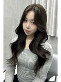 大人可愛い韓国くびれヘア レイヤーカット 艶髪