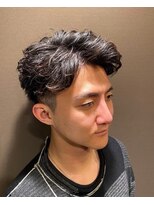 ヒロギンザ 銀座一丁目店(HIRO GINZA)&nbsp;【メンズ】ツーブロック×スパイラルパーマ/無造作ショート