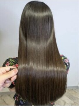 透明感◎髪質改善/ツヤ髪ストレート