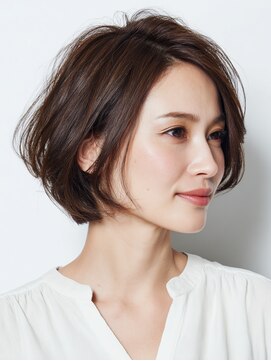 アンサ 小倉店(ANSA) 前下がりボブ｜横顔美人スタイル