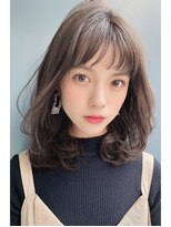 リークフー(Ree cu fuu)&nbsp;大人可愛いふんわりショコラ冬カールデジタルパーマ抜け感