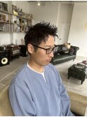 アップバングショート