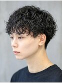 スパイラルマッシュパーマ×束感
