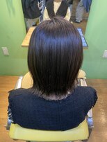 エシカル(ethical)&nbsp;【大人かわいい】切りっぱなしボブ×イヤリングカラー