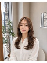 ビーアップヘアー(be:up hair)&nbsp;艶髪ロングレイヤー×縮毛矯正