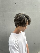 ビオラバイフーガ 綱島(Viola by FUGA) フェザーショート×メンズハイライト