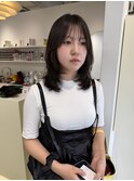 ミルクティーブロンド/ダークブルー/デジタルパーマ/千葉駅