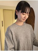 ワイドバングボブ