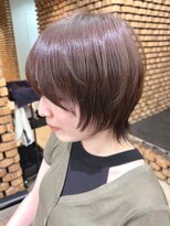 ブリスバイナチュラル(Bliss by Natural) 大人っぽく垢抜ける、ウルフショートボブ/ラベンダーベージュ