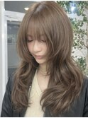 ブリーチハイライト髪質改善ダブルカラーレイヤーカット