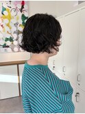 ボブパーマ×デジタルパーマ
