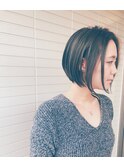 簡単スタイリング前下がりボブ♪