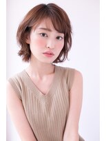 ヘアーアンドファッションシオミエイチ (hair＆fashion shiomi H) 【shiomi H】ゆるふわボブstyle