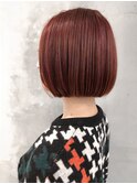 【Des.Art赤坂】20代30代40代大人可愛い/ミニボブ/暖色系カラー