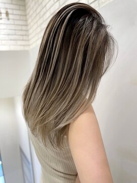 トルネード(TORNADO) 外国人風ハイライトバレイヤージュ エアタッチ ミルクティー T72