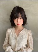【twiggy篠崎】☆切りっぱなし外ハネ☆【髪質改善/ハイライト】