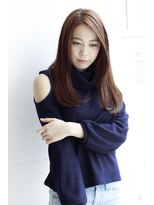 ラルジュ(large)&nbsp;【large】かき上げヘア/大人かわいい/ストレートロング/うる艶髪