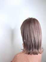 ヘアリゾートエーアイ 高田馬場店(hair resort Ai)&nbsp;20代30代40代マロンベージュ/Aラインボブ/かきあげ[高田馬場駅]