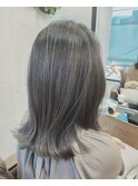 【梶谷】アッシュグレーハイライト