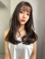 ブラン 梅田(Blanc) 【Blanc】髪質改善__レイヤーロング_内巻きロング